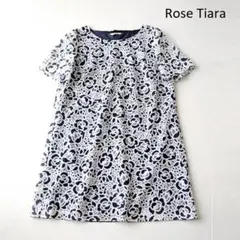 Rose Tiara ローズティアラ 花柄 チュニック 46 大きいサイズのサムネイル