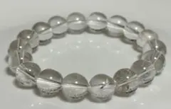 透明な水晶ブレスレット10mm 16cm