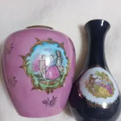 も*か様 レトロヴィンテージ花瓶陶磁器メルローズリモージュキャッスルスコットランのサムネイル