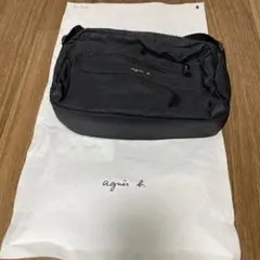 agnès b. ブラック ショルダーバッグ