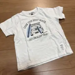 SHIPS 白Tシャツ 130 車