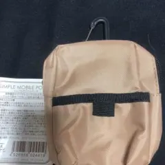 新品❣️カラナビ付き❣️ポーチ❣️シンプルモバイルポーチ❣️