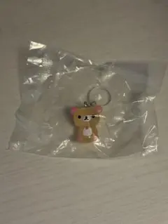 リラックマ　クリアマスコットチャーム　めじるしアクセサリー　コリラックマ