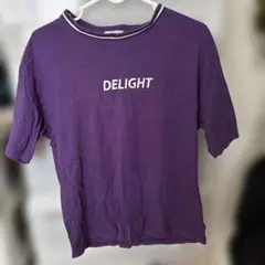COLZA ロゴTシャツ パープル S
