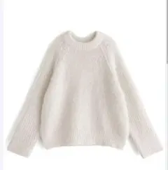 GRL ラグランスリーブウール混ニットトップス[an1257] アイボリー