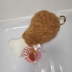 ふるえる！フライドチキン（こんがり）カラビナを引くと、ぶるぶるふるえる！