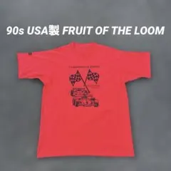 シングルステッチ チェッカーフラッグ 90s USA製 フルーツオブザルーム