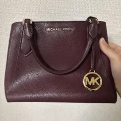 MICHAEL KORS バーガンディ ハンドバッグ