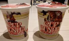 カップガンプラ 2個セット　ガンダム　シャアザク