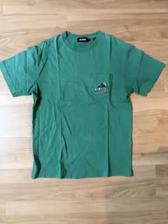 XLARGE グリーン ポケットTシャツ Mサイズ