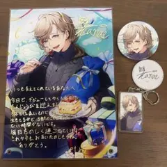 にじさんじ 誕生日グッズ 春崎エアル アクリルパネル 缶バッジ2種