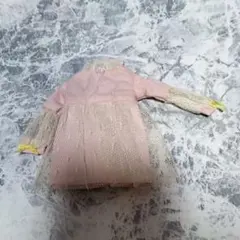 リトルファクトリー　リカちゃん人形の袖レースワンピースピンクリカちゃんキャッスル