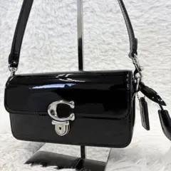 COACH ストゥディオ ワンショルダーバッグ ハンドバック エナメル