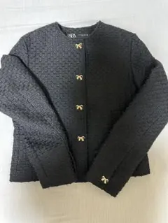 ZARA ジャケット　リボン　XSサイズ
