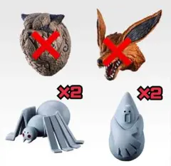 一番くじ ナルト 風影奪還編 F賞 デスクトップフィギュア 起爆粘土 セット売りのサムネイル