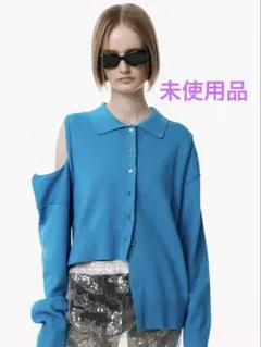 【未使用品】JOSEMOON★ポロニットカーディガンのサムネイル