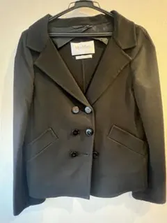 4/30まで‼️MaxMara 42ブラック テーラードジャケットのサムネイル