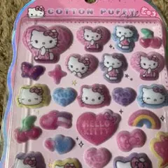 ハローキティコットンパフィーシール