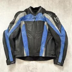 WOLF レーシングジャケット プロテクター オールレザー 本革 ライナー付 WOLF レーシングジャケット プロテクター オールレザー 本革 ライナー