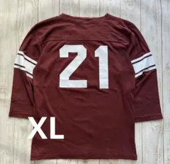 早い者勝ち チャンピオン ランタグ フットボールTシャツ XL