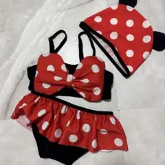 ミニーちゃん　水着　ビキニ　80-90