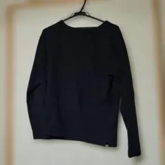 GLOBAL WORK ネイビー クルーネックセーター S