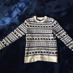 beauty&youth 100%毛 セーター（希少デザイン）