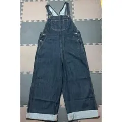 GU デニムオーバーオール Lサイズ