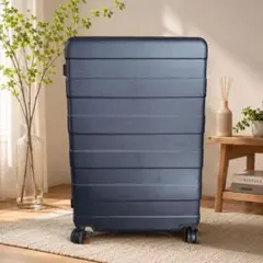 Leo様専用 無印良品 ハードキャリーケース 104L ネイビー TSAロック