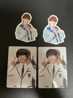 なにわ男子 HARDWORKファミクラストア限定盤 大橋和也 トレカステッカー