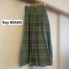 Ray BEAMS チェック柄 ロングスカートのサムネイル