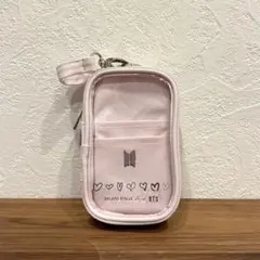 【新品】BTS ジェラートピケ　ポーチ　ピンクのサムネイル