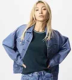 オーバーサイズ デニムジャケット