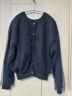SLOBE IENA 2WAYチュールコンビニットカーディガン