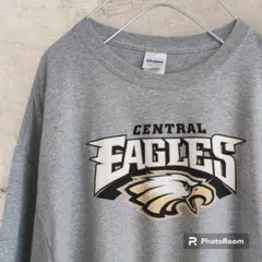 GILDAN USA 古着 セントラル イーグルス オーバーサイズ アニマル