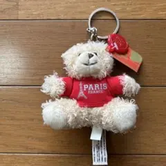 Keel Toys テディベア PARIS キーチェーン キーホルダー