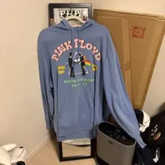 PINK FLOYD パーカー ブルー L