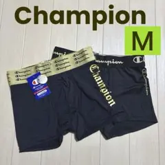 12【吸汗速乾 】Championボクサーパンツ前とじ Ｍ２枚