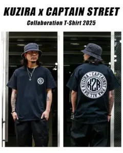 KUZIRA フリーダム限定 Tシャツ XL 黒 captain street KUZIRA Tシャツ ブラック XLサイズCAPSTコラボ - メルカリ