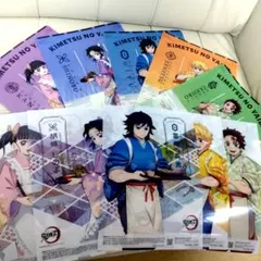 鬼滅の刃　セブンイレブン　A4クリアファイル全5種クリアポスター全5種