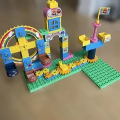おおきな観覧車のくるくる遊園地ブロック/はじめてのブロックワゴン
