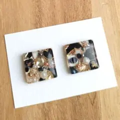 no.239 ハンドメイド レジン ピアス イヤリング