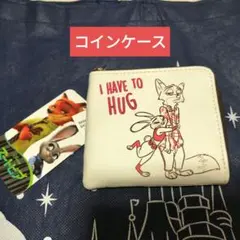 m*y様 Disney　財布（ズートピア） ニック　ジュディ　コインケース　白