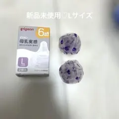 Pigeon 母乳実感 哺乳瓶用乳首 Lサイズ 2個入