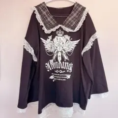 ノエミー 量産型 地雷系 レース ロンＴ