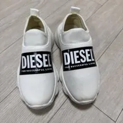 さくら様専用。DIESEL ホワイト スリッポン19cmのサムネイル