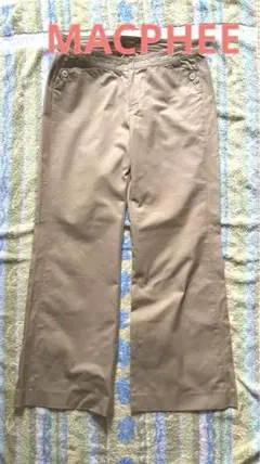 マカフィー　ベージュコットンパンツ（M）