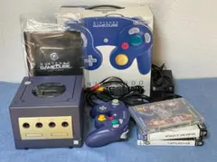Nintendo GameCube 本体 紫色 ゲームソフト3本付き