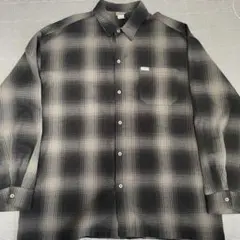USA製　caltop オンブレ　シャドーチェック　シャツ　2XL相当