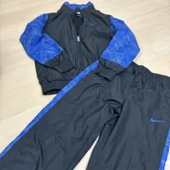 Nike ジャージセット 黒/青　ジュニアM